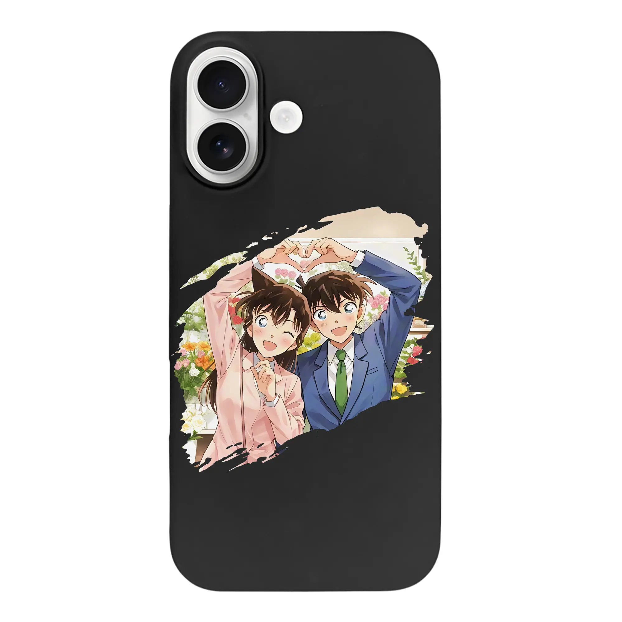 名探偵コナン グッズ 江戸川 コナン - iPhone 17 シリーズ シリコンケース 薄型 耐衝撃 指紋防止 ソフトタッチカバー 精密フィット 傷防止 保護ケース iPhone 17/17 Air/17 Pro/17 Pro Max 対応